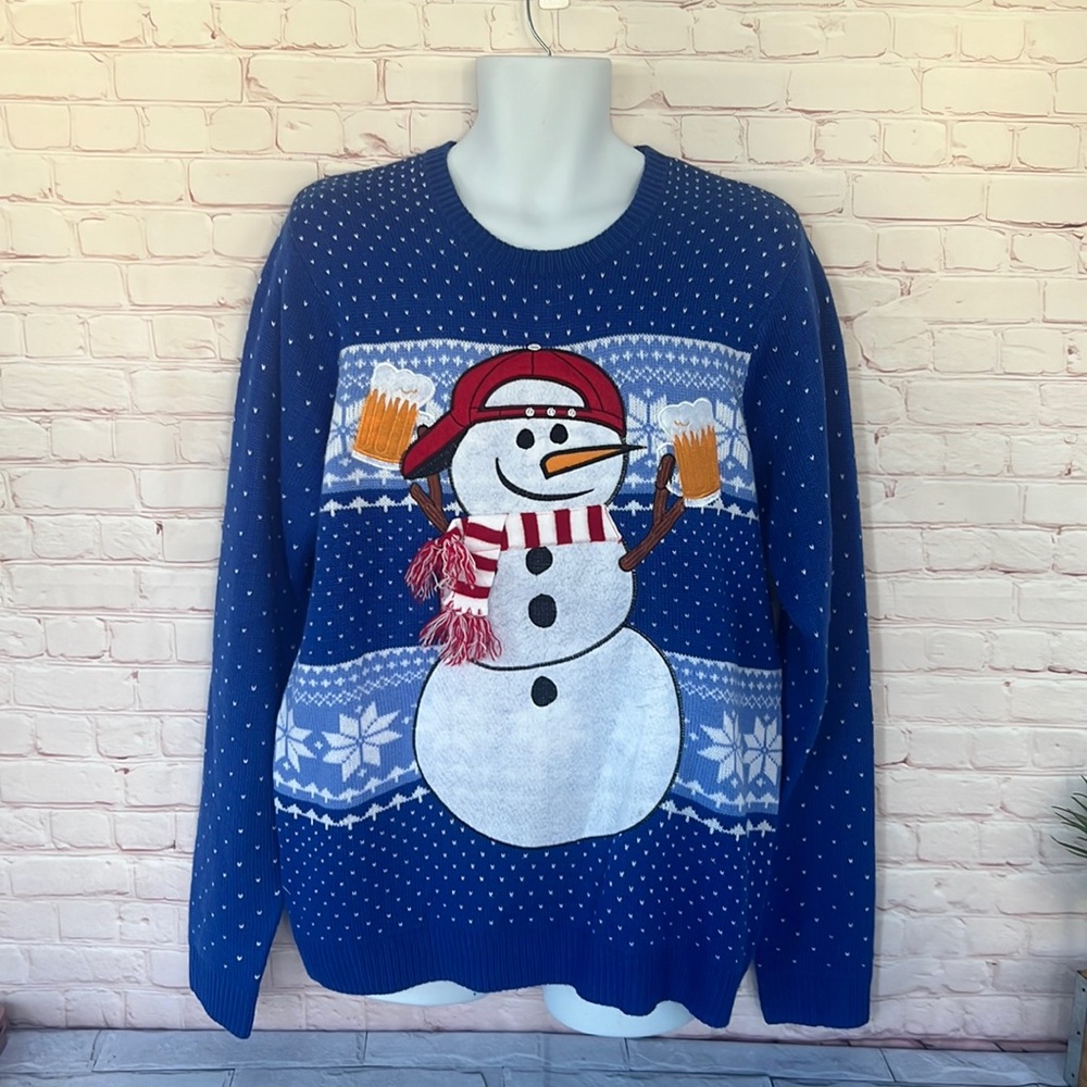 Christmas Ugly men’s sweater size large 42-44